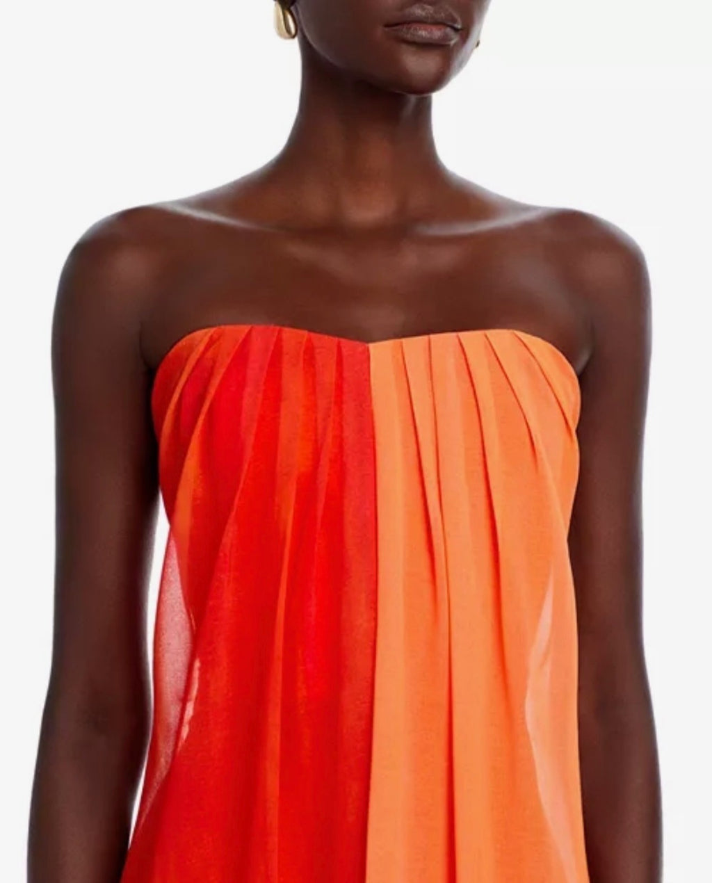 MILLY Sunset Stripe Strapless Maxi Dress Size 2 Retails $575