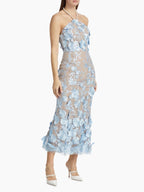 Elliatt Women's Jules Dress Floral Appliqué Midi-Dress Size M Retails $450