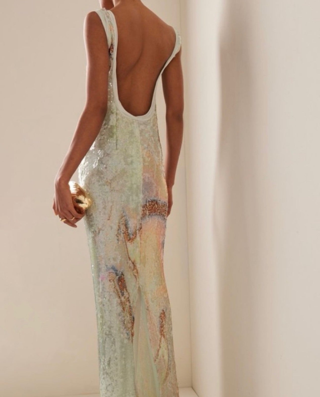 Jonathan Simkhai Serene Marble Printed Dress Size 4 Retails $795