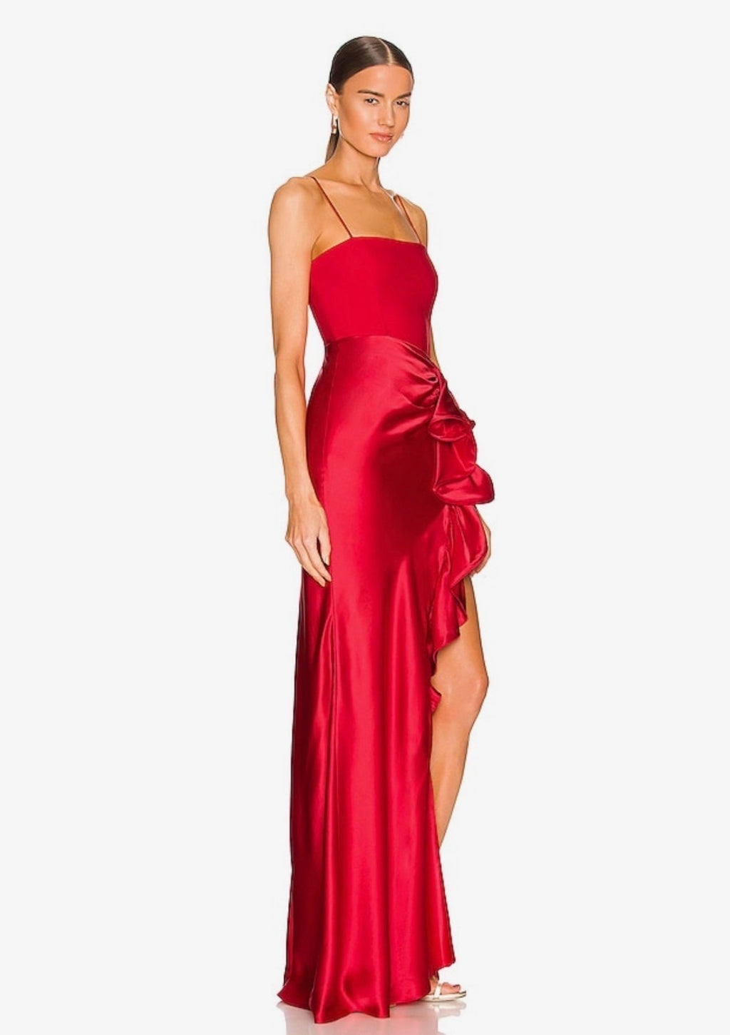 Cinq a Sept Drina Gown in Pimento Red Size 10 Retails $695