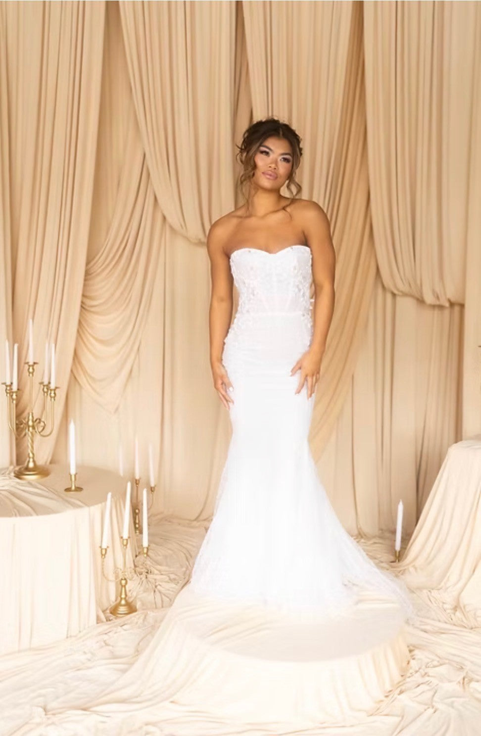 Neta Dover Wedding Gown w/ Interchangeable Skirts Size 2/4