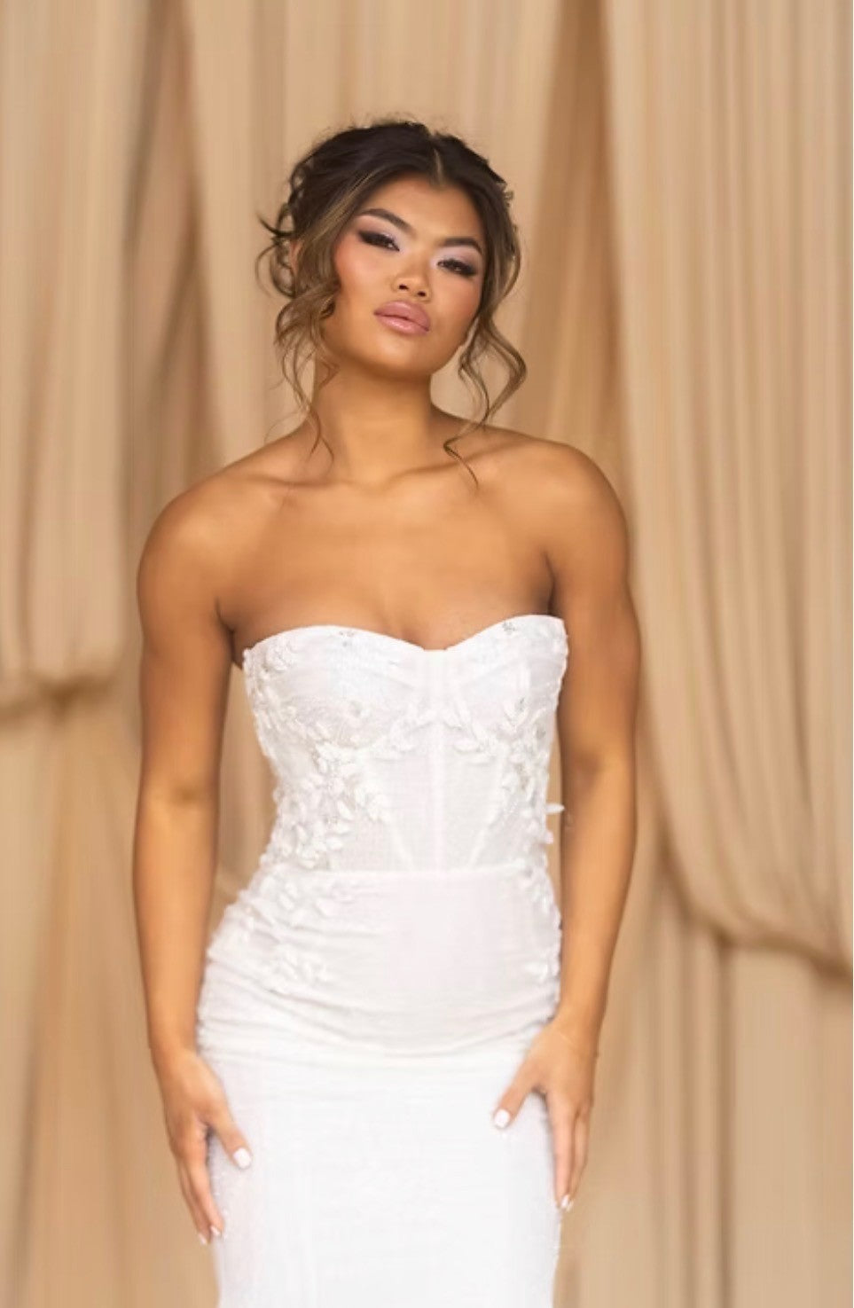 Neta Dover Wedding Gown w/ Interchangeable Skirts Size 2/4