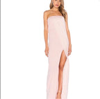 NWT Halston Heritage Blush Strapless Dress Size 8 Retails $420