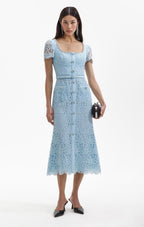 Self-Portrait Blue Lace Size 6