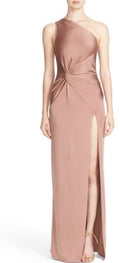 Cushnie et Ochs One-Shoulder Twist Gown Denise Gown Size 4 Retails $1,995