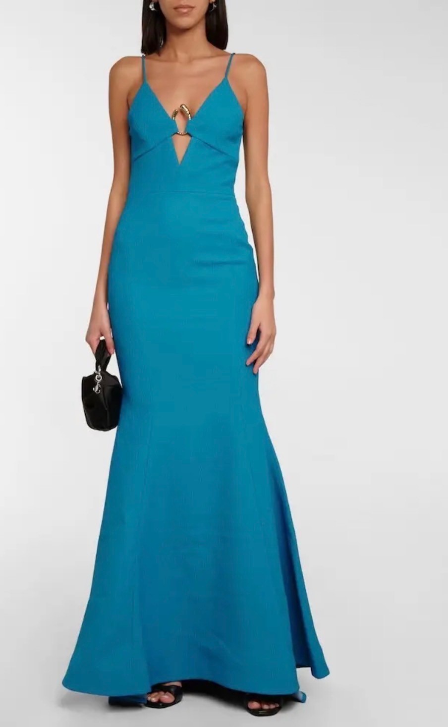 REBECCA VALLANCE Crêpe Maxi Dress Size 10