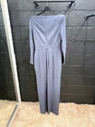 Alex Perry Satin Crepe Corset Column Gown Size 10 – Charcoal Gray Maxi