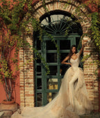 Alisa Viero Bridal Gown Size 6 – Light Nude Couture Dress