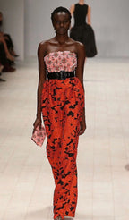 Oscar de la Renta Strapless Embellished Runway Gown Size 6 – Resort 2017