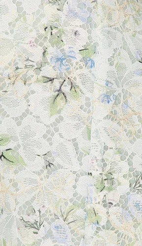 For Love & Lemons Claire Mini Dress in Blue Size XS – Chic Floral Style