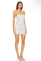 For Love & Lemons Claire Mini Dress in Blue Size XS – Chic Floral Style