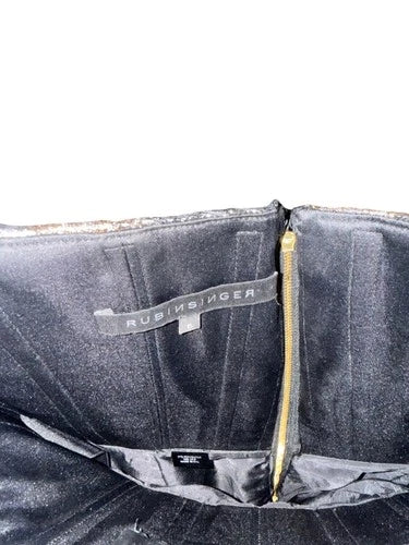 Rubinsinger Metallic Sheath Dress Size 6 – Sleek Modern Style