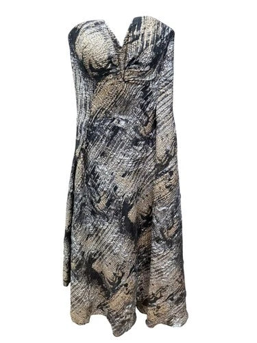 Rubinsinger Metallic Sheath Dress Size 6 – Sleek Modern Style