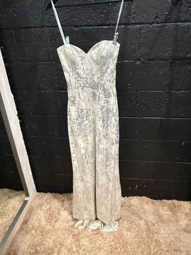 Melanie Harris Strapless Sequin Pencil Dress Size 6 – Elegant Statement Gown