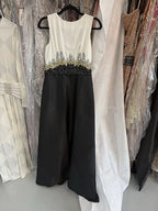 Pamella Roland Black and White Maxi Dress Size 8 – Red Carpet Evening Style