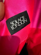 Solace London The Selia Maxi Dress Size 6 – Bold Hot Pink Bodycon Style