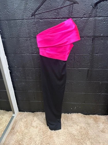 Solace London The Selia Maxi Dress Size 6 – Bold Hot Pink Bodycon Style