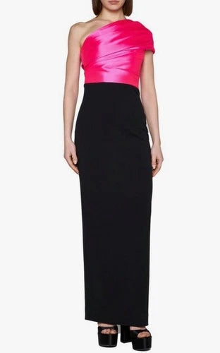 Solace London The Selia Maxi Dress Size 6 – Bold Hot Pink Bodycon Style