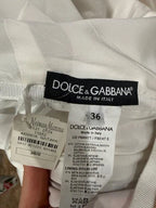 Dolce & Gabbana One-Shoulder Silk Dress with Floral Print Size 36 – Elegant Midi Style