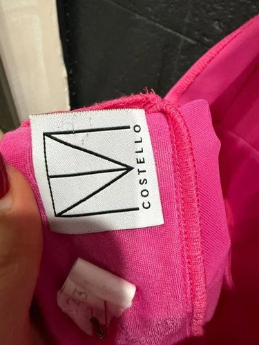 Michael Costello Pink Halter Mini Dress Size XS – Fun & Flirty Party Style