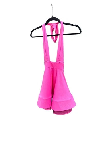 Michael Costello Pink Halter Mini Dress Size XS – Fun & Flirty Party Style