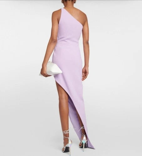 David Koma One-Shoulder Cutout Embellished Gown Size 8 – Statement Maxi Evening Dress