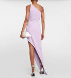 David Koma One-Shoulder Cutout Embellished Gown Size 8 – Statement Maxi Evening Dress