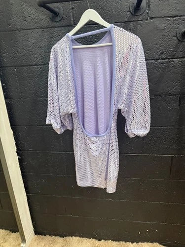 ROTATE Birger Christensen Sequin Dress Size 0 – Purple Mini Party Dress