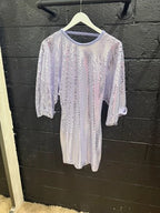ROTATE Birger Christensen Sequin Dress Size 0 – Purple Mini Party Dress