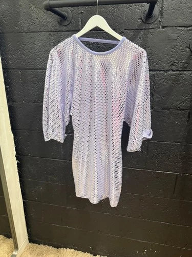 ROTATE Birger Christensen Sequin Dress Size 0 – Purple Mini Party Dress
