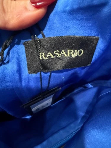 Rasario Cutout Satin Gown Size 36 – Royal Blue Column Gown