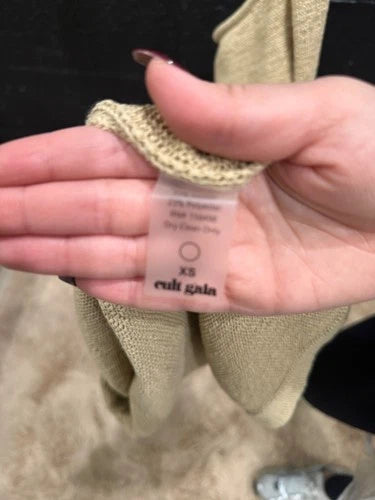 Cult Gaia Serita Dress Size XS – Nude Cutout Midi Dress