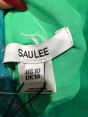 Sau Lee Jewel Dress Size 10 – Green Blue Ombre Mini