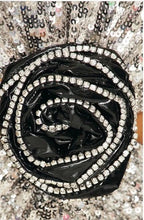 Ilkyaz Ozel Thea Dress Size 40 – Silver Sequined Maxi