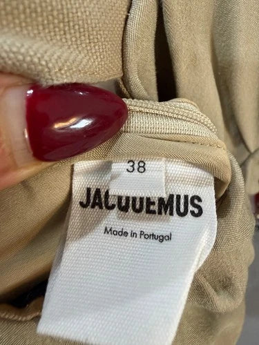 Jacquemus Sheath Dress Size 38 – Beige Bodycon Mini
