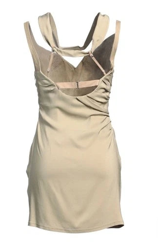 Jacquemus Sheath Dress Size 38 – Beige Bodycon Mini