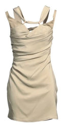 Jacquemus Sheath Dress Size 38 – Beige Bodycon Mini