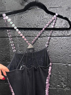 The Attico Avery Pailette Embellished Midi Dress Size 38 – Lavender Purple Pencil