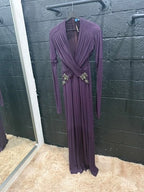 Roberto Cavalli Purple Silk Gown – Size 40