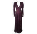 Roberto Cavalli Purple Silk Gown – Size 40