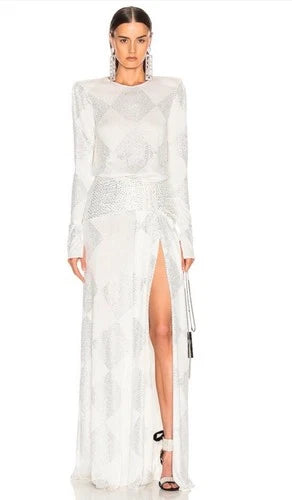 Raisa Vanessa Strass Embellished Maxi Dress – Size 2