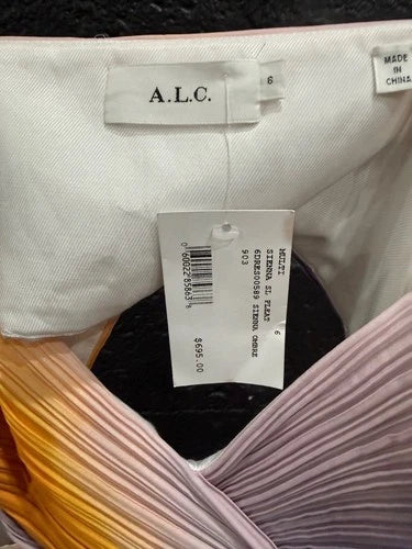 New A.L.C Sienna Ombré Midi Dress Size 6 Cutout Style
