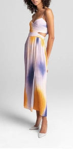 New A.L.C Sienna Ombré Midi Dress Size 6 Cutout Style