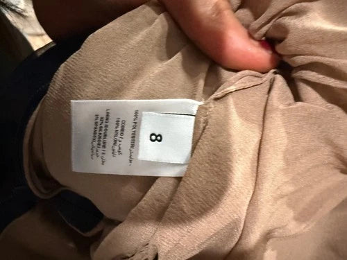 Marchesa Thunderstorm Painterly-Print One-Shoulder Organza Ball Gown – Size 8