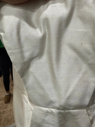 RASARIO White Strapless Duchesse Silk-Satin Gown Size 8 – Elegant Fit & Flare