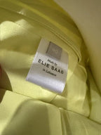 Elie Saab Willow Wisp Organza Evening Gown Size 8 – Yellow Maxi Dress