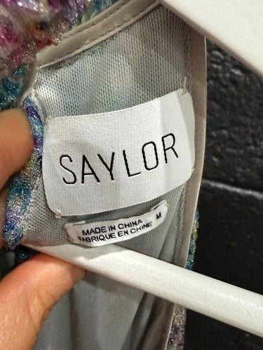 Saylor Loni Mini Dress Size M – Blue Fruity Pebble