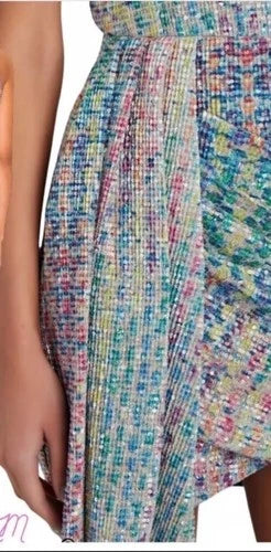 Saylor Loni Mini Dress Size M – Blue Fruity Pebble