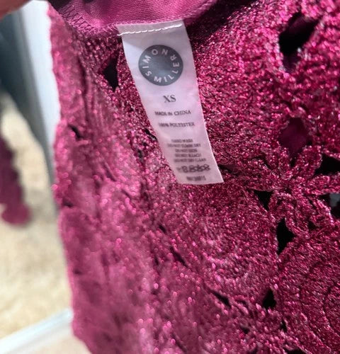 Simon Miller Beep Beep Halter Midi Dress Size XS – Magenta