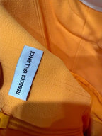 Rebecca Vallance Belted Halterneck Crepe Maxi Dress Size 4 – Zinnia Orange